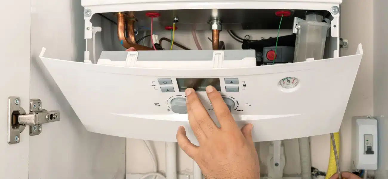 open boiler for service